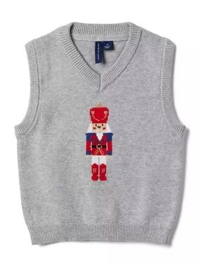 Janie and Jack 100% Cotton Nutcracker Vest size 8